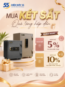 MUA KÉT SẮT – QUÀ TẶNG HẤP DẪN CÙNG ĐIỆN MÁY 5S