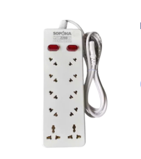 Ổ Cắm 10 Lổ Cắm 2200W Dây Dài 6 Mét Sopoka 10A6
