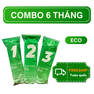 Bộ 3 lõi lọc nước 123 Kangaroo ECO