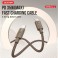 Dây cáp sạc Quaker X91 Type C-Lightning (C-ip) - 6A 1.5M
