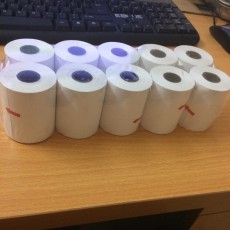 Giấy in cảm nhiệt SAKURA k80 (co màng)