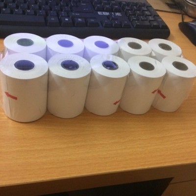 Giấy in cảm nhiệt SAKURA k80 (co màng)