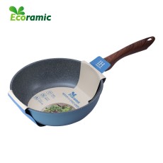 Chảo Sâu Lòng Vân Đá Đáy Từ Ecoramic Size 32