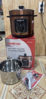 Nồi áp suất đa năng Handyhouse lòng inox 2611 7L