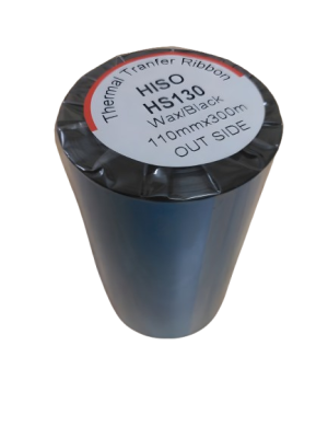 Mực in mã vạch / Ruy băng mực HISO HS130 WAX/BLACK 110mm X 300mm
