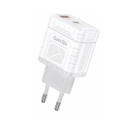 Bộ sạc điện thoại (gồm củ sạc và dây cáp sạc PD dài 1m), nhãn hiệu: FONENG, model: 3C-101, điện áp AC200-240V, công suất 30W,