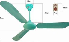 Quạt màn 1050 Viền trắng