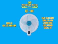 Quạt treo tường cao cấp Phoenix King QT-811