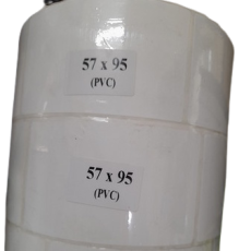 Decal in tem PVC 57x95mm, cuộn dài 50m