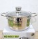 Nồi dời Ecozzy inox 5 đáy CZ-518 size 18cm