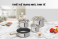 Bộ nồi 4 món inox 5 đáy Sunhouse SHG789