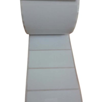 Decal in tem nhãn 80x40mm, cuộn 50m, 1 tem/hàng