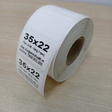 Decal giấy nhiệt in mã vạch 35x22mm 1 tem/hàng