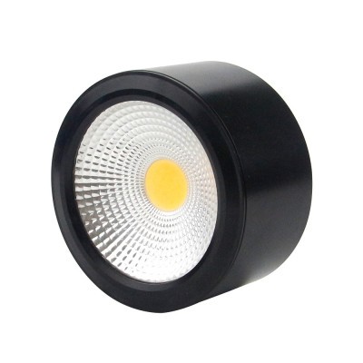 S35 Đèn bơ nổi viền đen mặt mờ 3 màu 12W