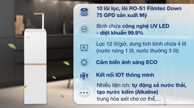 Máy lọc nước RO TOSHIBA PURE TWP-H2396SVN(W)