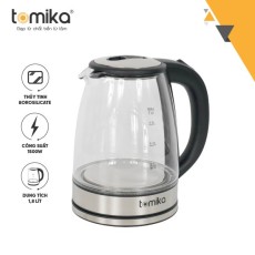 Ấm siêu tốc thủy tinh Tomika TM-EK189