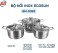 Bộ nồi inox Ecosun BM-S363