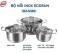 Bộ nồi inox Ecosun BM-S365