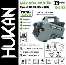 Máy Rửa Xe Dùng Điện 220V Hukan HK-G2-CWM3200 Công Suất 3200W