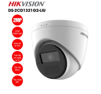 Camera IP 2MP bán cầu HIKVISION DS-2CD1321G2-LIU