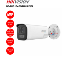 Camera IP thân trụ 4MP Hikvision DS-2CD1B47G2H-LIUF/SL