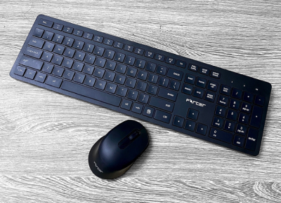 Bộ Bàn phím chuột không dây Forter KM8800 (USB/pin AA)