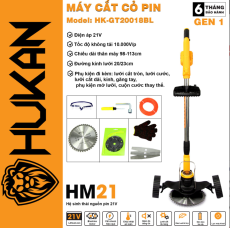 Máy cắt cỏ Hukan HK-GT20018BL