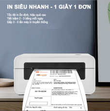 Máy in nhiệt HPRT N51 - In mã vạch, tem nhãn, đơn hàng thương mại điện tử Lazada, ghtk, tiki ....
