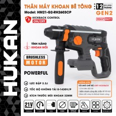 MÁY KHOAN BÊ TÔNG PIN ĐA CHỨC NĂNG (GEN2) G2-RH2603CP