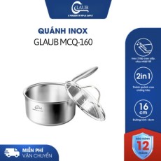 Quánh inox GLAUB MCQ-160 3 Lớp Cao Cấp