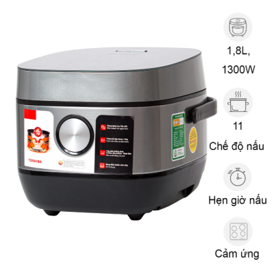 Nồi cơm cao tần Toshiba 1.8 lít RC-18IP1PV