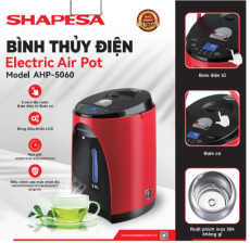 BÌNH THỦY ĐIỆN 5.0L SHAPESA 1200W AHP-5060