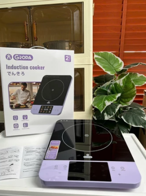 BẾP TỪ ĐƠN PHÔI TÍM GROPA 2.200W G2-609 KÈM NỒI