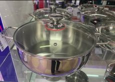 Nồi lẩu inox 304 Glaub LGLAUB28 3 lớp nguyên khối 28cm