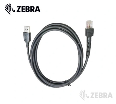 Dây cáp Zebra CBA-U21-S07ZBR - Cáp USB cho máy Symbol Zebra Motorola LS2208, DS2208, DS4308, DS9208, DS9308 ...