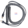 Dây cáp Zebra CBA-U21-S07ZBR xoăn lò xo 5m - Cáp USB cho máy Symbol Zebra Motorola LS2208, DS2208, DS4308, DS9208, DS9308 ...