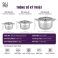 Bộ Nồi 3 Món GUME GMP19 KOREA