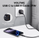 Dây cáp sạc Voltme VTM 2409 Type C-Lightning - 1 .0M - 27W