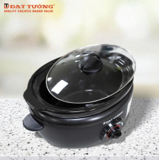 Nồi Nấu Chậm, Kho Cá Đạt Tường 3,5 Lít DTSC-3.5S Lõi Sứ Ceramic, Dạng Thuyền, Chất Lượng tốt