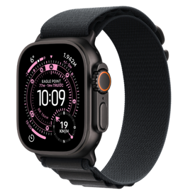 Apple Watch Ultra 3 GPS + Cellular 49mm viền Titanium dây Alpine màu Titan đen