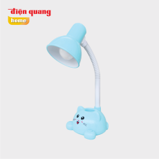 Đèn học để bàn chống cận hình con Mèo ĐQ DKL19 có hộp cắm bút