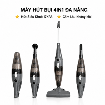 Máy Hút Bụi Cầm Tay SmartChoice SCG-HB002 650W 3 Đầu Hút