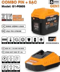 COMBO PIN 20Cells 8.0 + SẠC 1.5AH G1-P0805