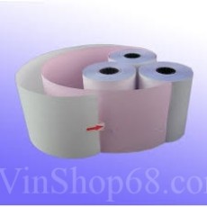 Giấy in hóa đơn 3 liên K75, phi 68mm. Dùng cho máy in kim