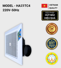 Quạt gắn trần hút ngang cao cấp Tico Luxury HA15TC4