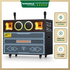 Loa Kéo Bình & Điện Nanomax Pro-803N Bass Đôi 40cm 1600w