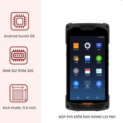 Máy Kiểm Kho Cầm Tay SUNMI L2s Pro (Likenew 98%)