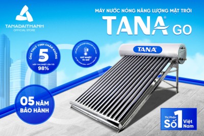 Bình nóng lạnh năng lượng mặt trời Tân Á 160 lít Go 58-16