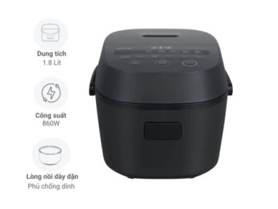 Nồi cơm điện tử Toshiba 1.8 lít RC-18DR5UVN(H)