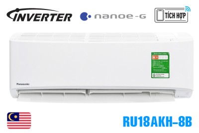 Điều hòa Panasonic 18000BTU 1 chiều inverter CU/CS-RU18AKH-8B